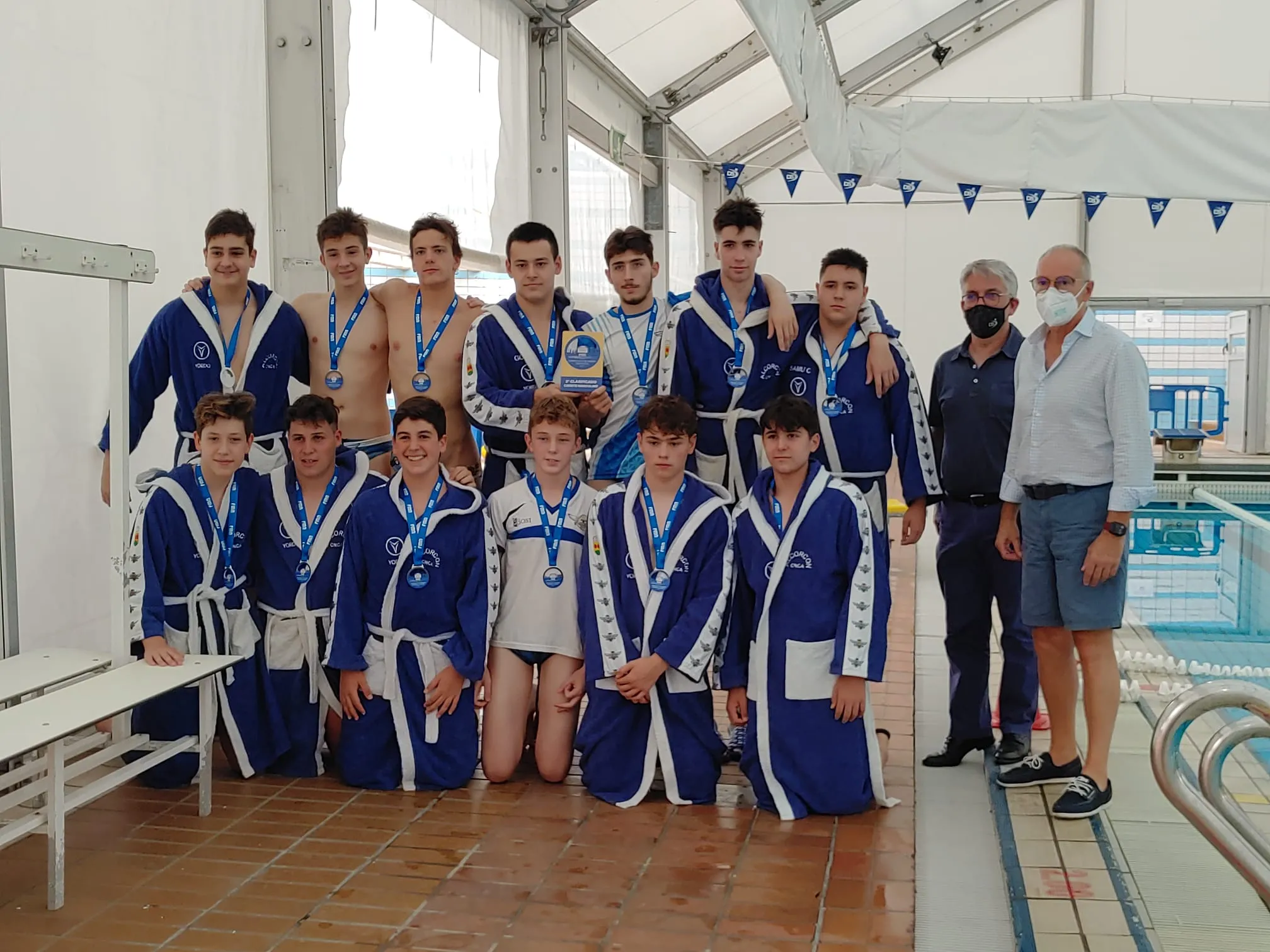 SUBCAMPEONES DE MADRID WATERPOLO CADETE MASCULINO
